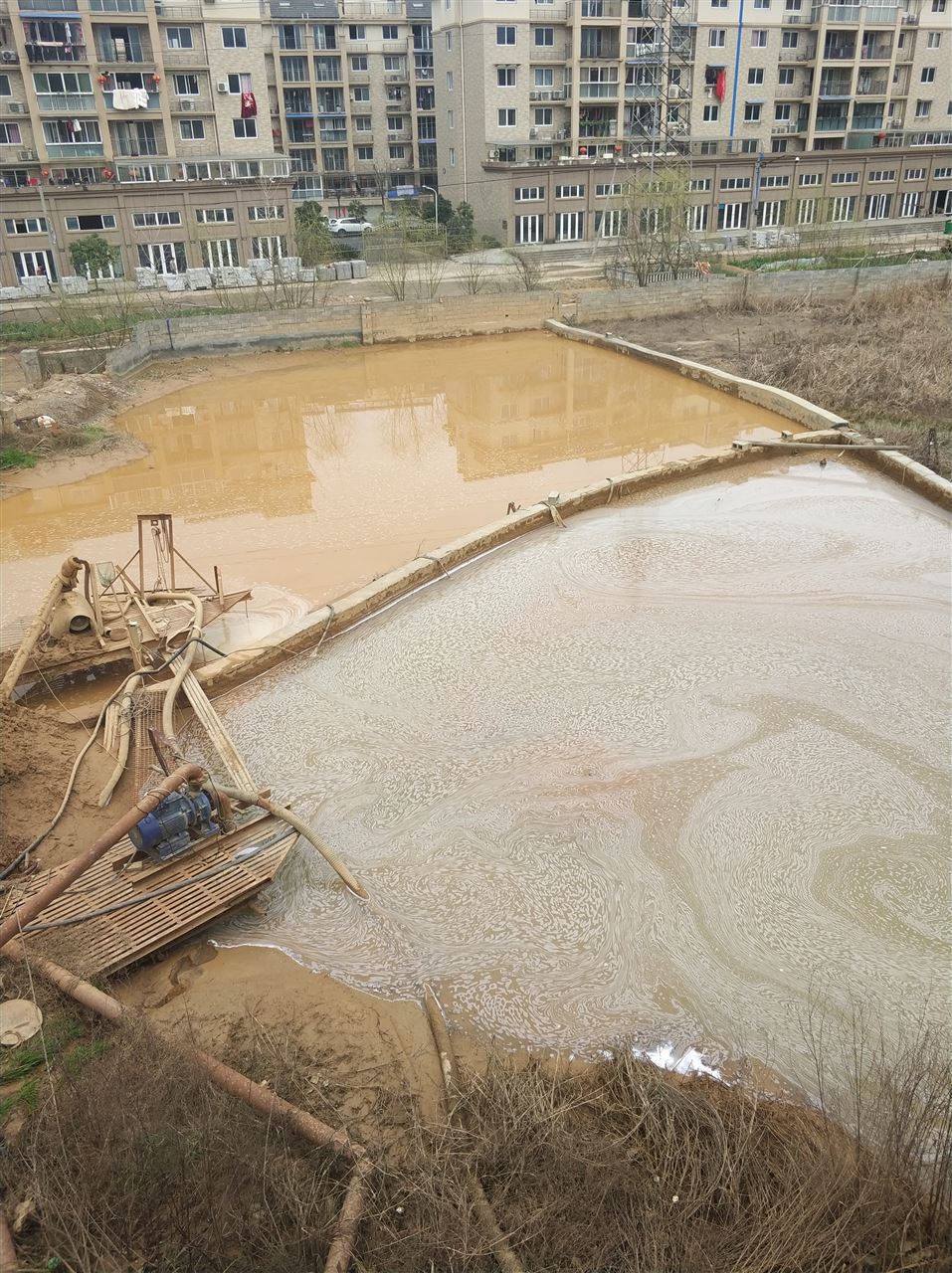 宛城沉淀池淤泥清理-厂区废水池淤泥清淤